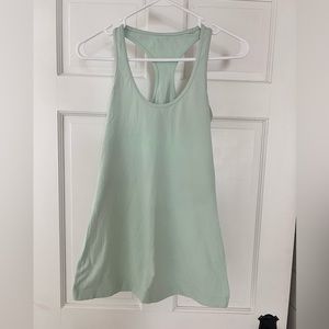 Lululemon racerback tank mint green size 4